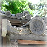 皇居の屋敷の瓦屋根
