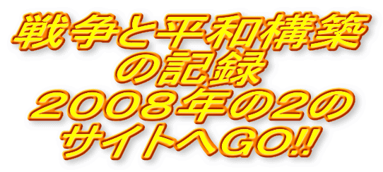 戦争と平和構築 の記録 ２００８年の２の サイトへGO!!